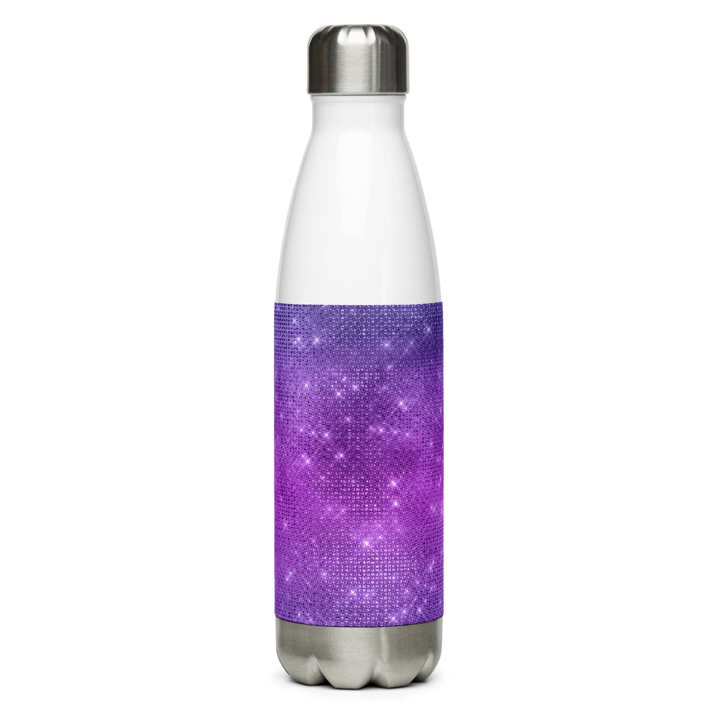 Purple twinkles Stainless Steel Water Bottle