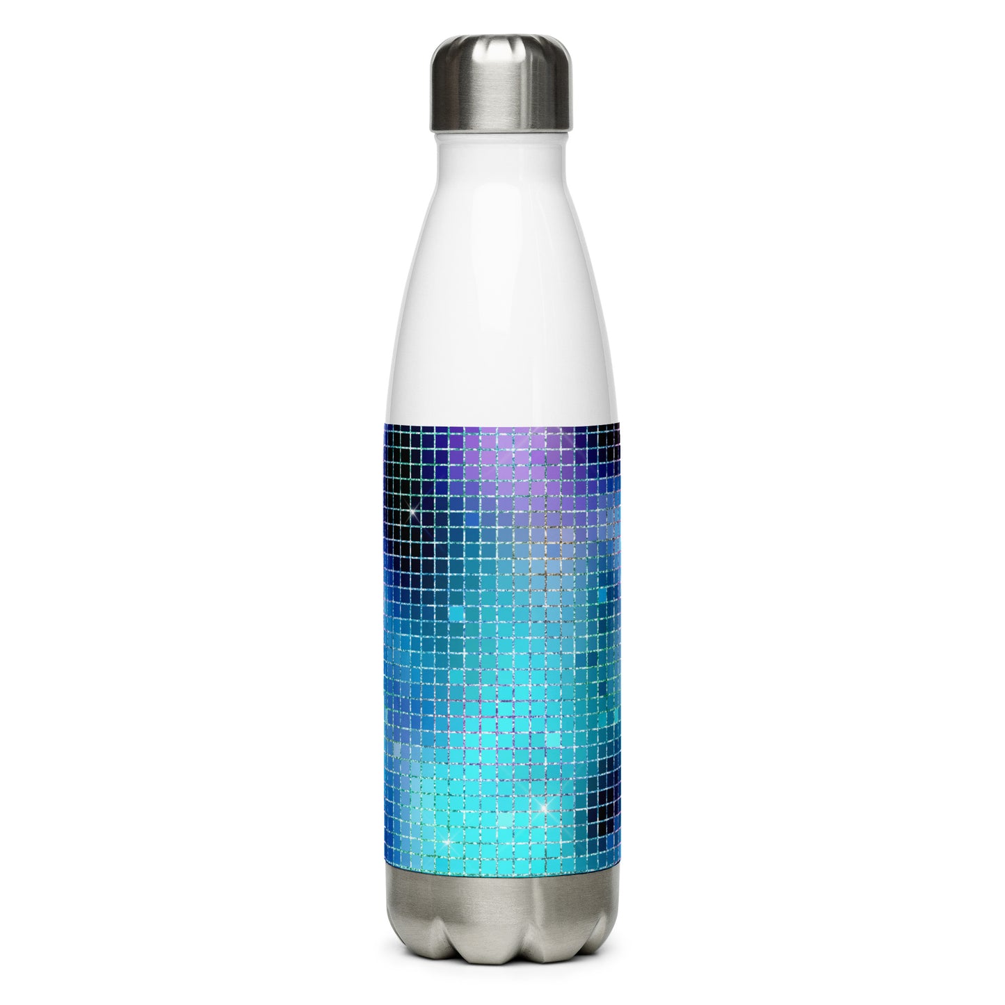 Mermaid Purple Blue Stainless Steel Water Bottle