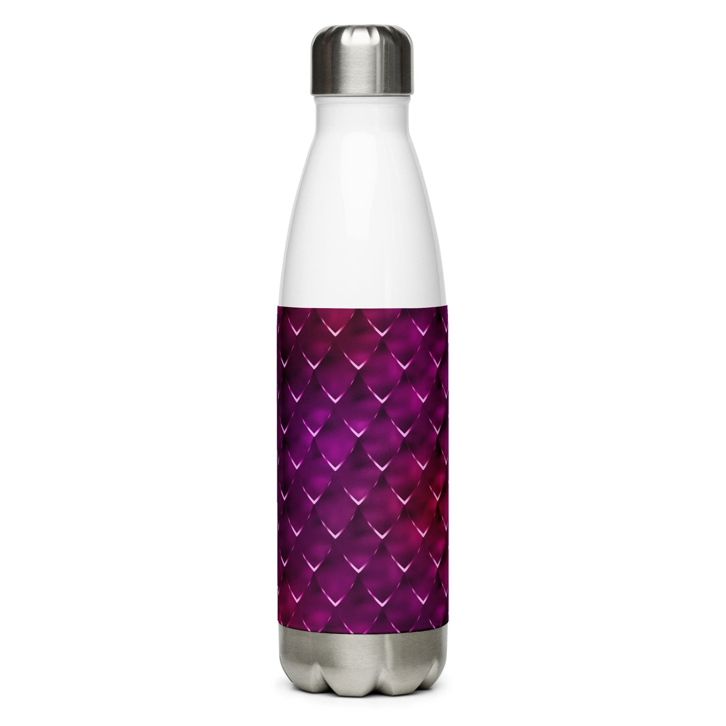 Mermaid Pink Purple Stainless Steel Water Bottle