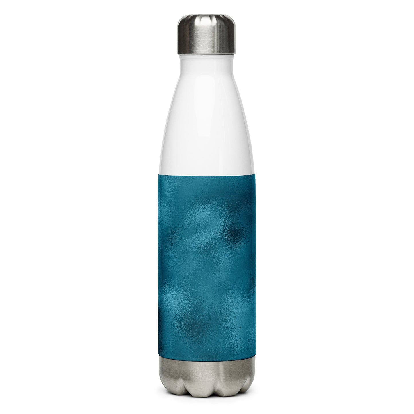 Mermaid Blue Watery Stainless Steel Water Bottle