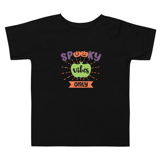Spooky Vibes Only Toddler Short Sleeve Tee