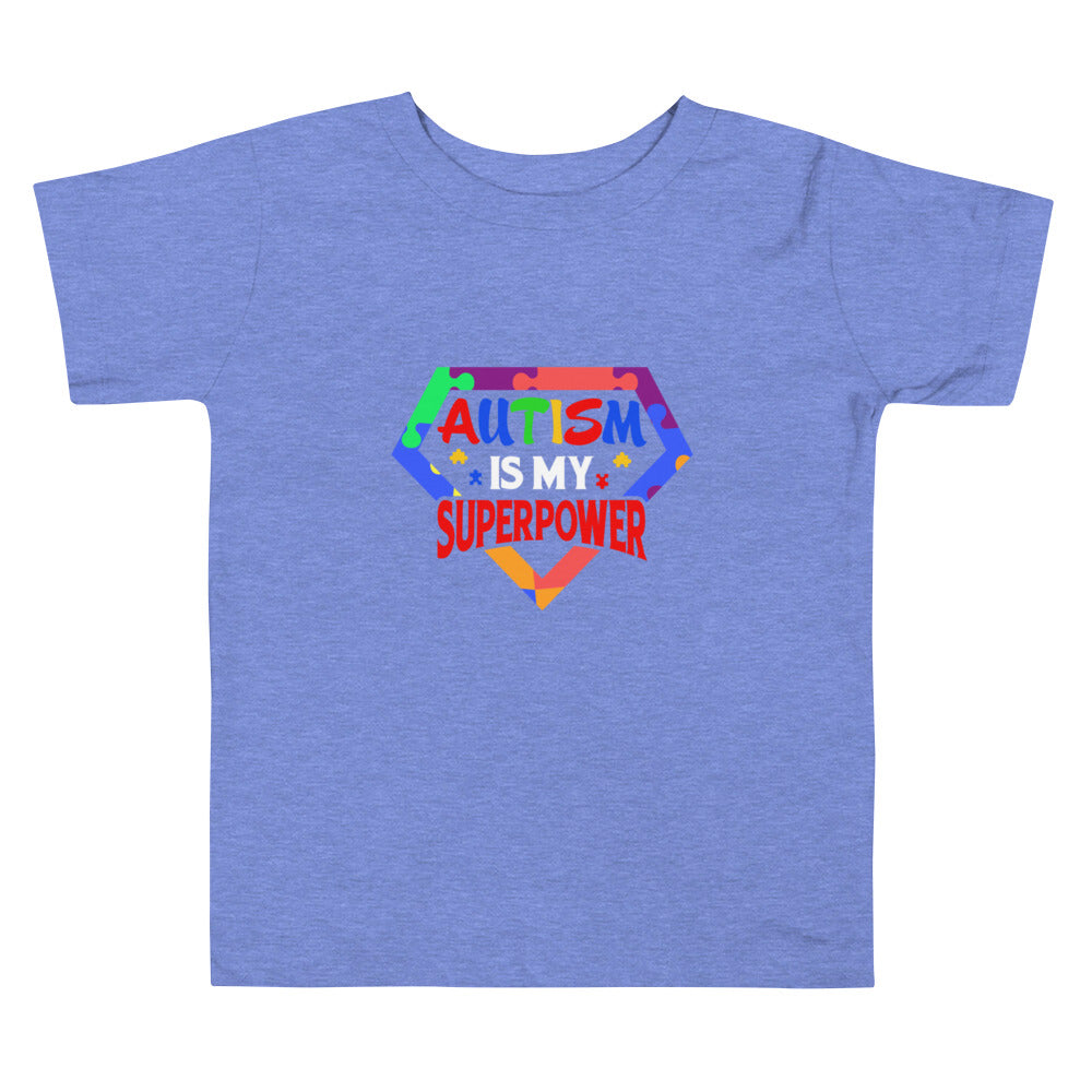 Autism is my Superpower Toddler Tshirt