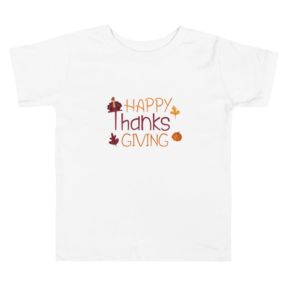 Happy Thanksgiving Day Toddler T-shirt