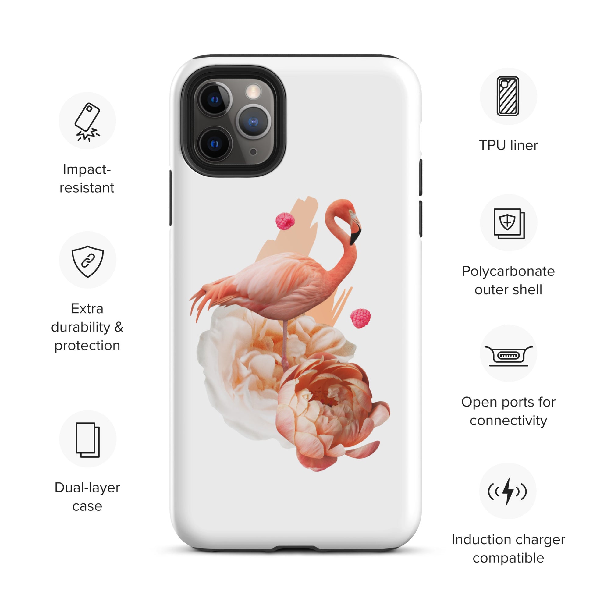 Flamingo Tough iPhone case