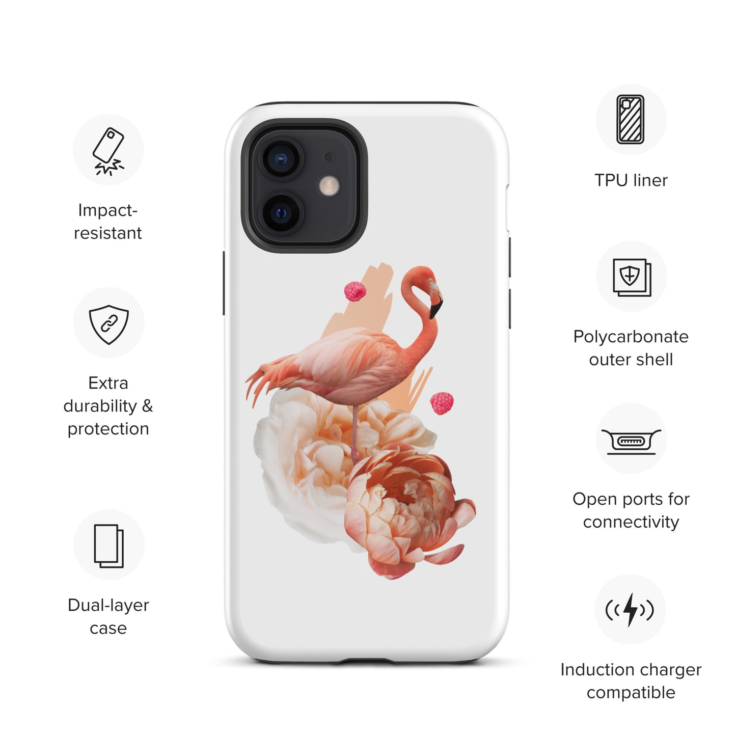 Flamingo Tough iPhone case