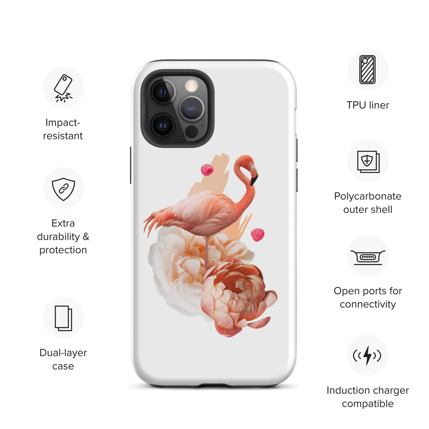 Flamingo Tough iPhone case