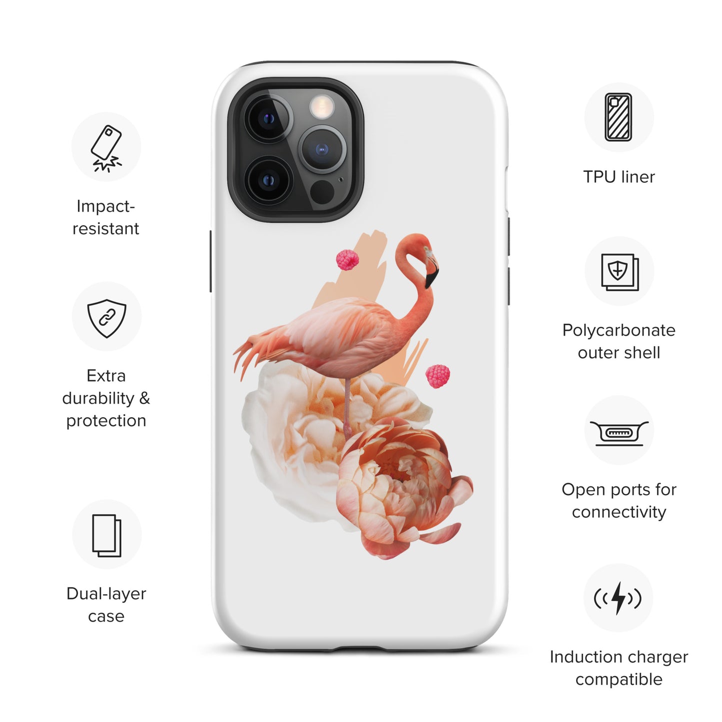 Flamingo Tough iPhone case