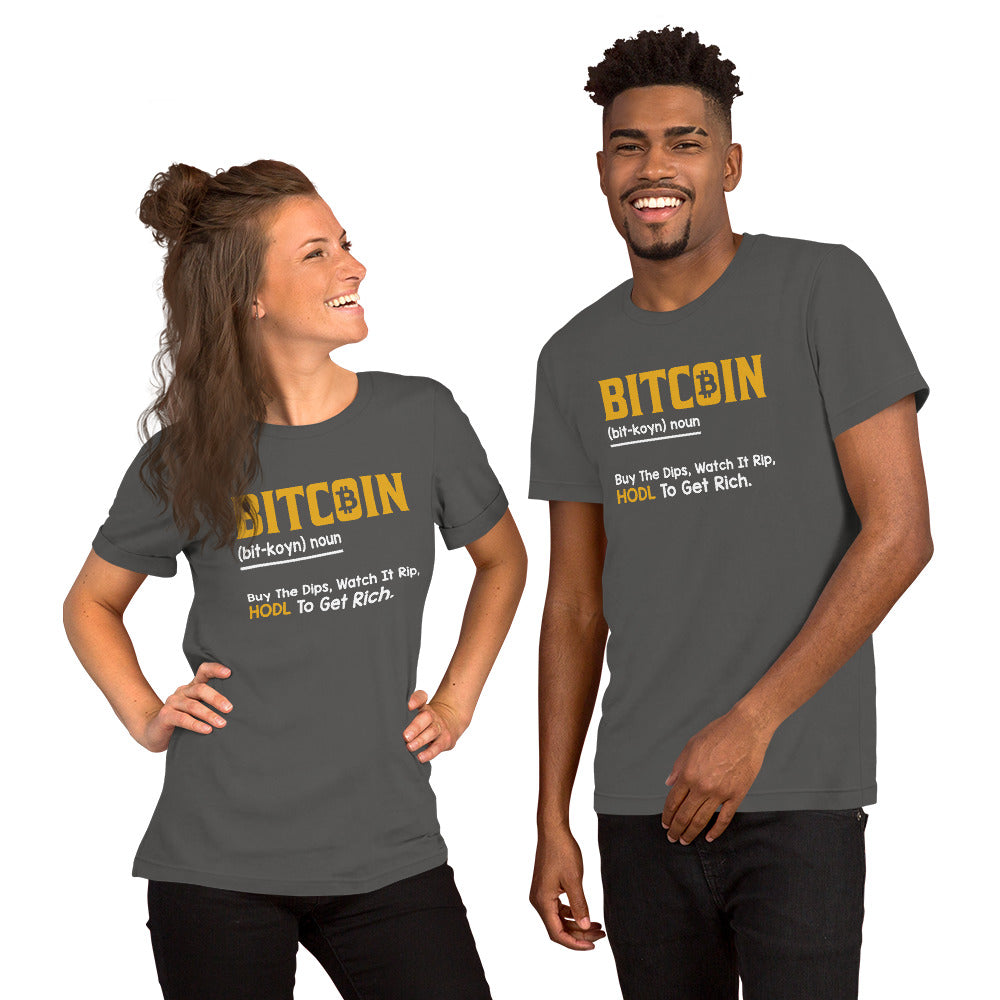 Bitcoin Definition Unisex Tshirt