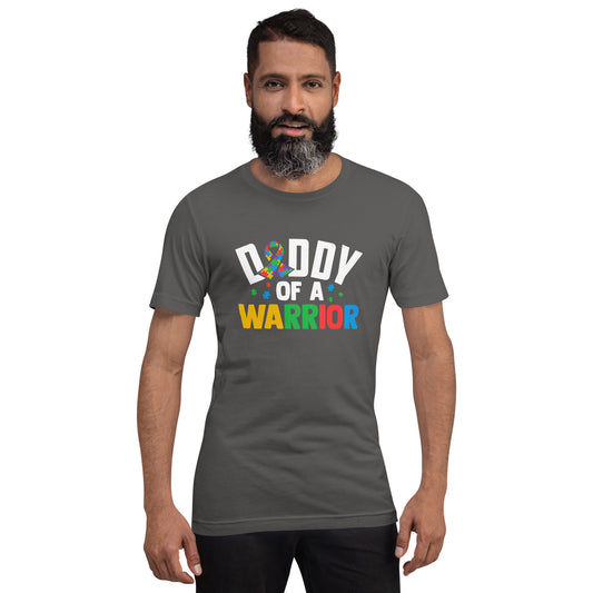 Daddy of a Warrior Unisex T-shirt - Autism