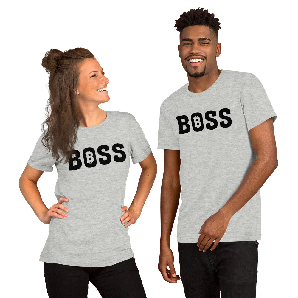 Boss Bitcoin Unisex t-shirt