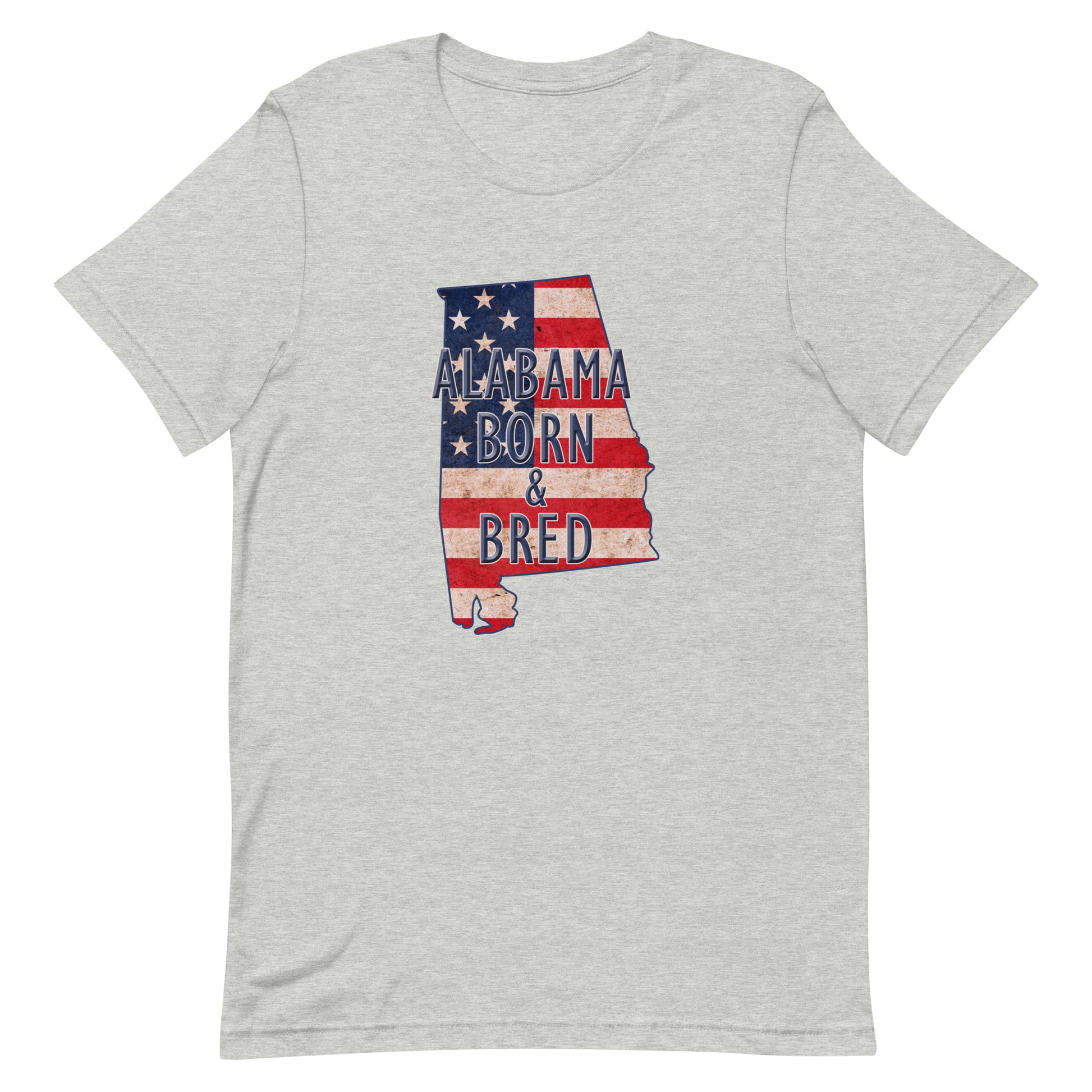 Alabama Born & Bred US Flag Unisex T-shirt