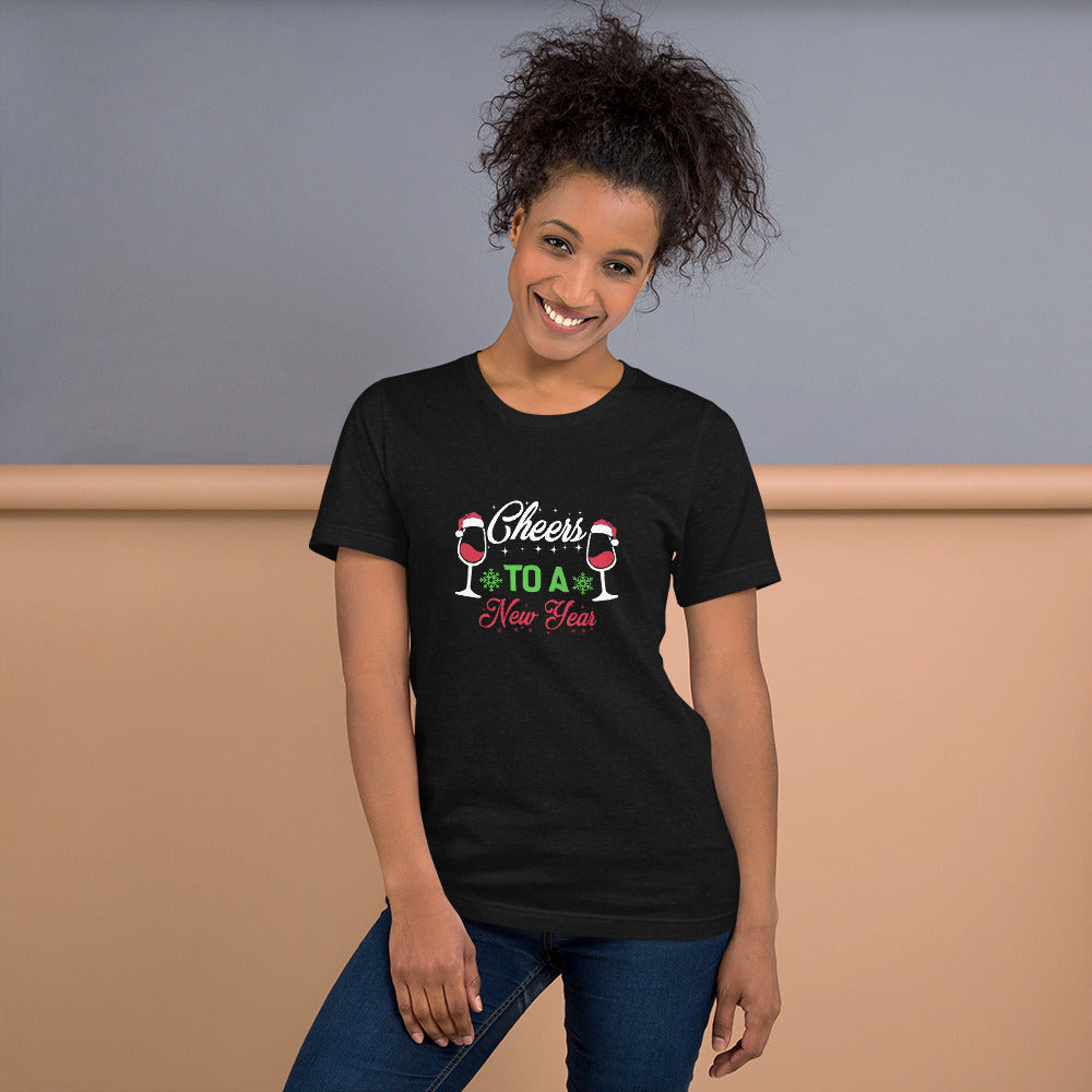 Cheers to a New Year Unisex Tshirt