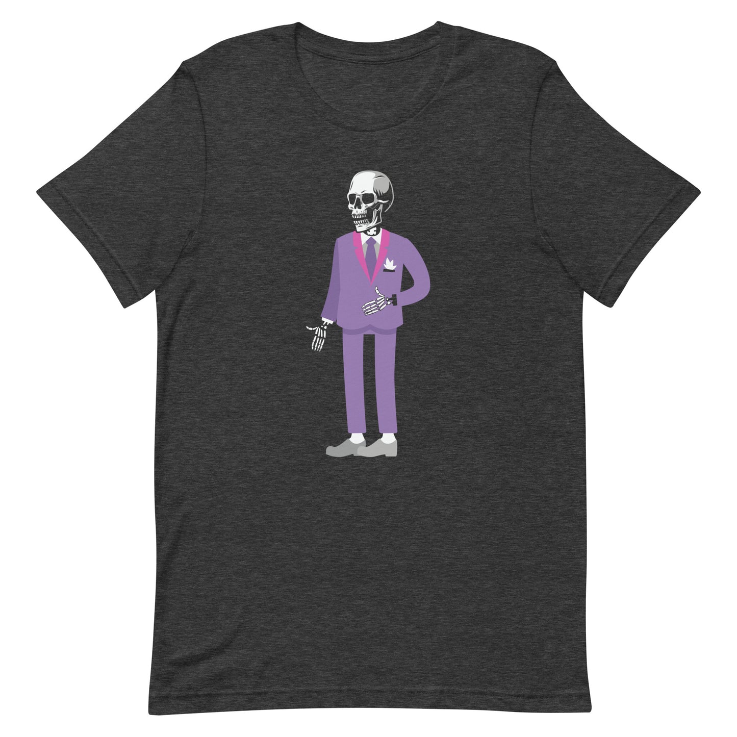 Skeleton in Suit Unisex t-shirt