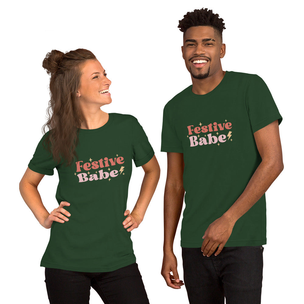 Festive Babe Unisex T-Shirt