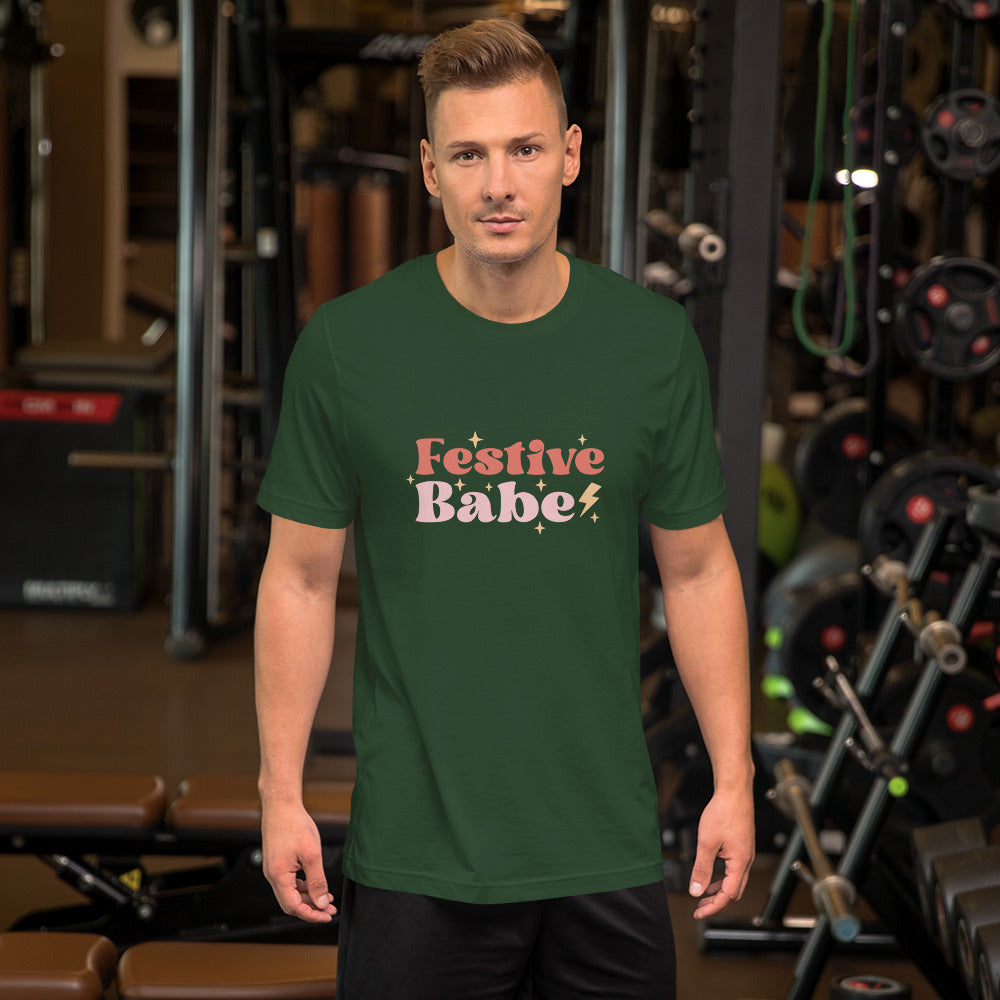 Festive Babe Unisex T-Shirt