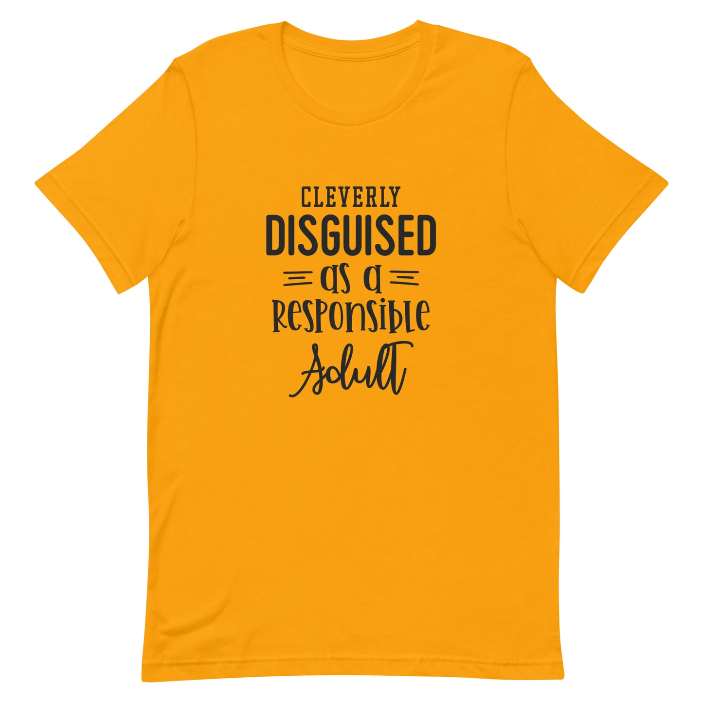 Cleverly Disguised as a Responsible Adult Unisex T-shirt