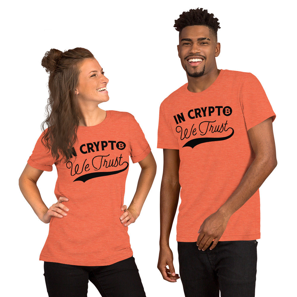 In Crypto We Trust Unisex t-shirt