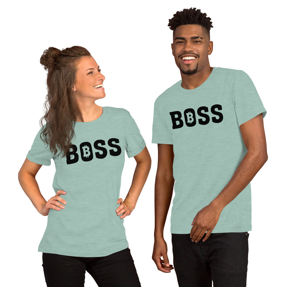 Boss Bitcoin Unisex t-shirt