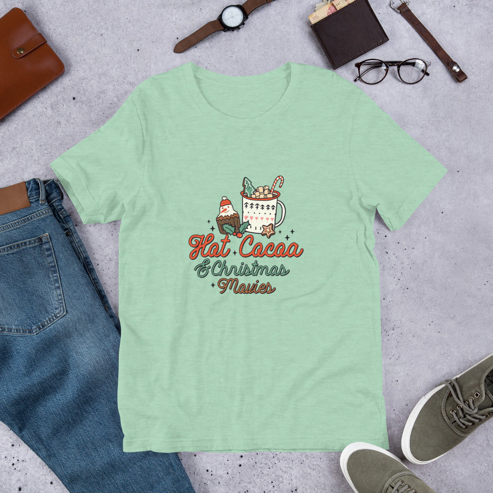 Hot Cocoa & Christmas Movies Unisex T-shirt - Holiday