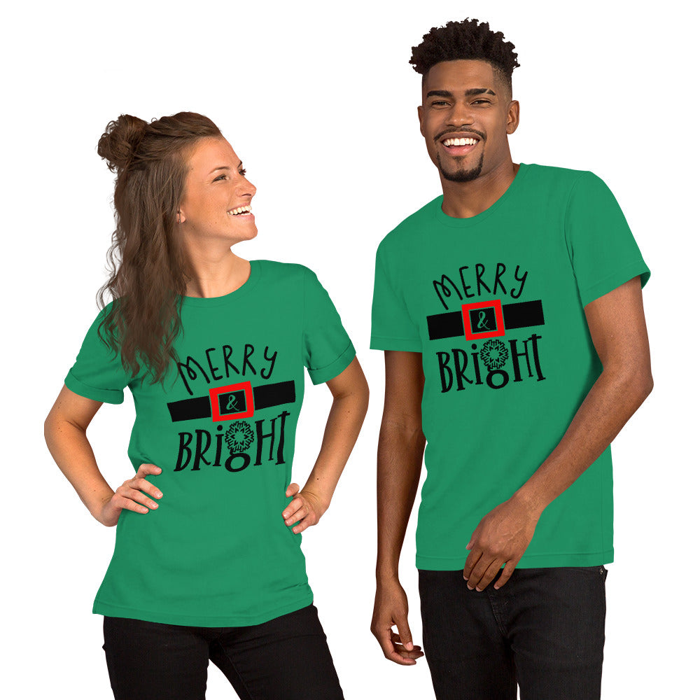 Merry & Bright Unisex t-shirt