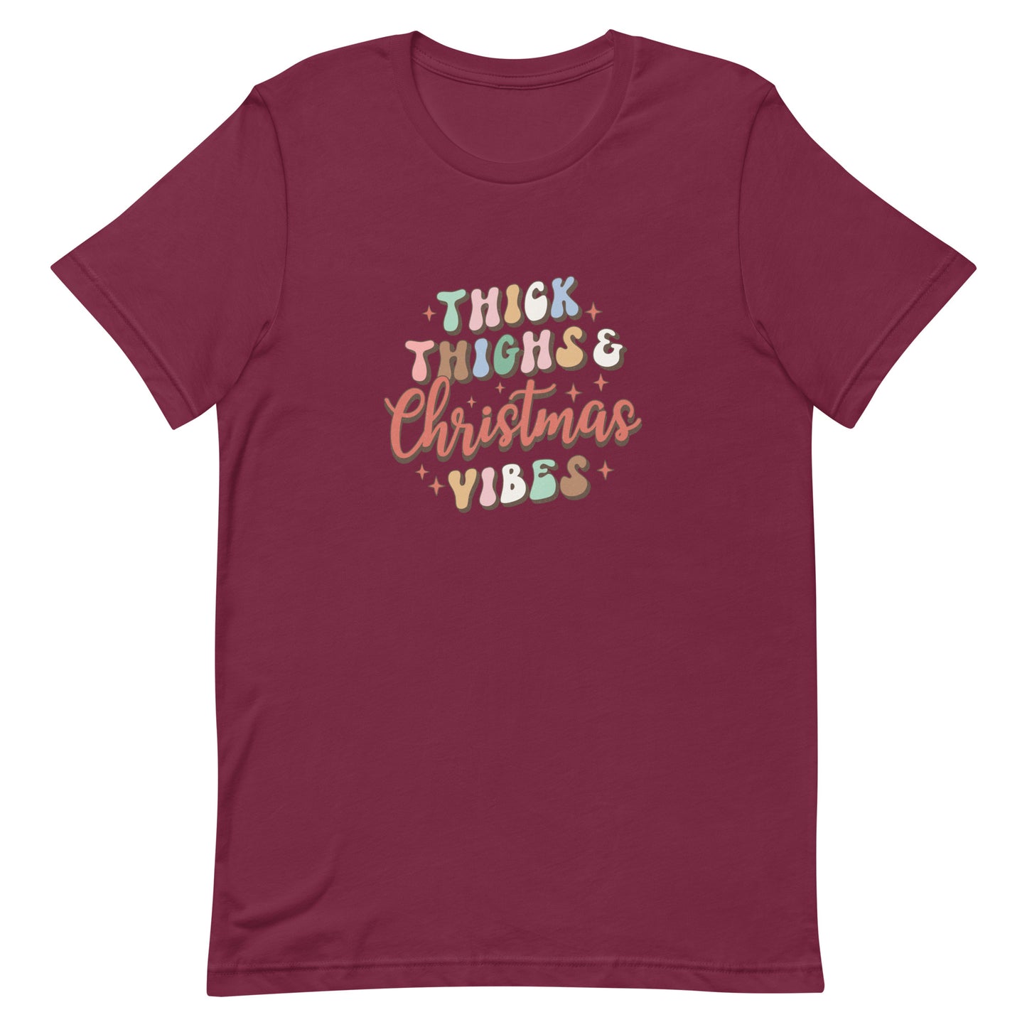 Thick Thighs & Christmas Vibes Unisex t-shirt