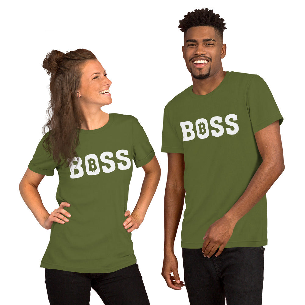 Boss Bitcoin Unisex Tshirt