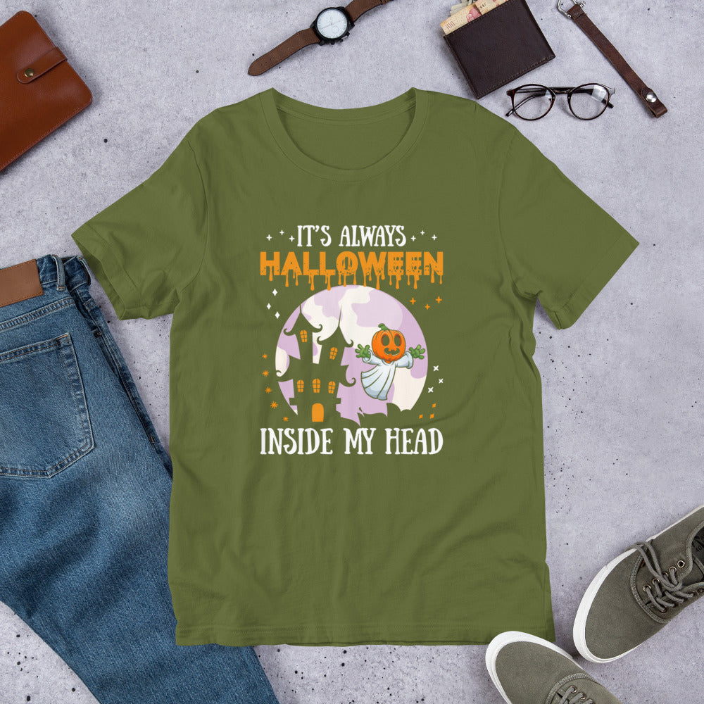 It's Always Halloween Inside My Head Unisex t-shirt