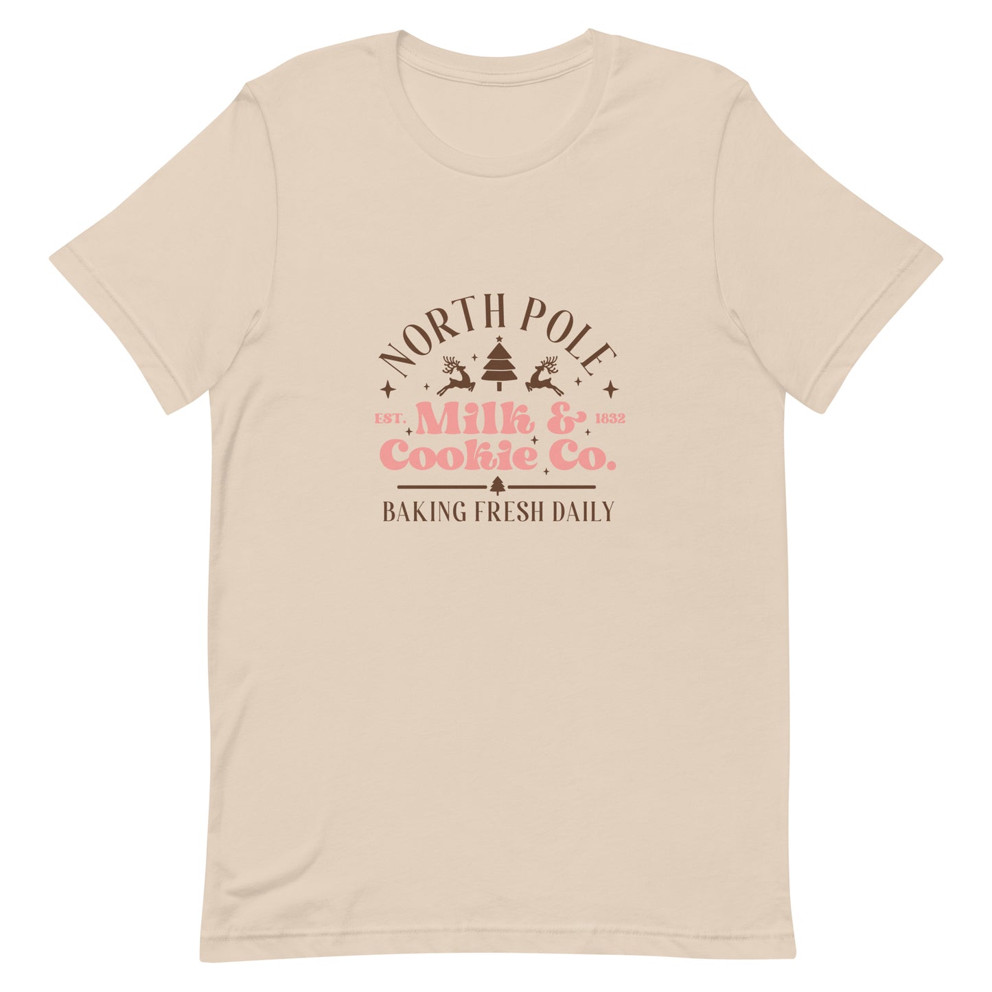 North Pole Milk & Cookie Co Unisex t-shirt