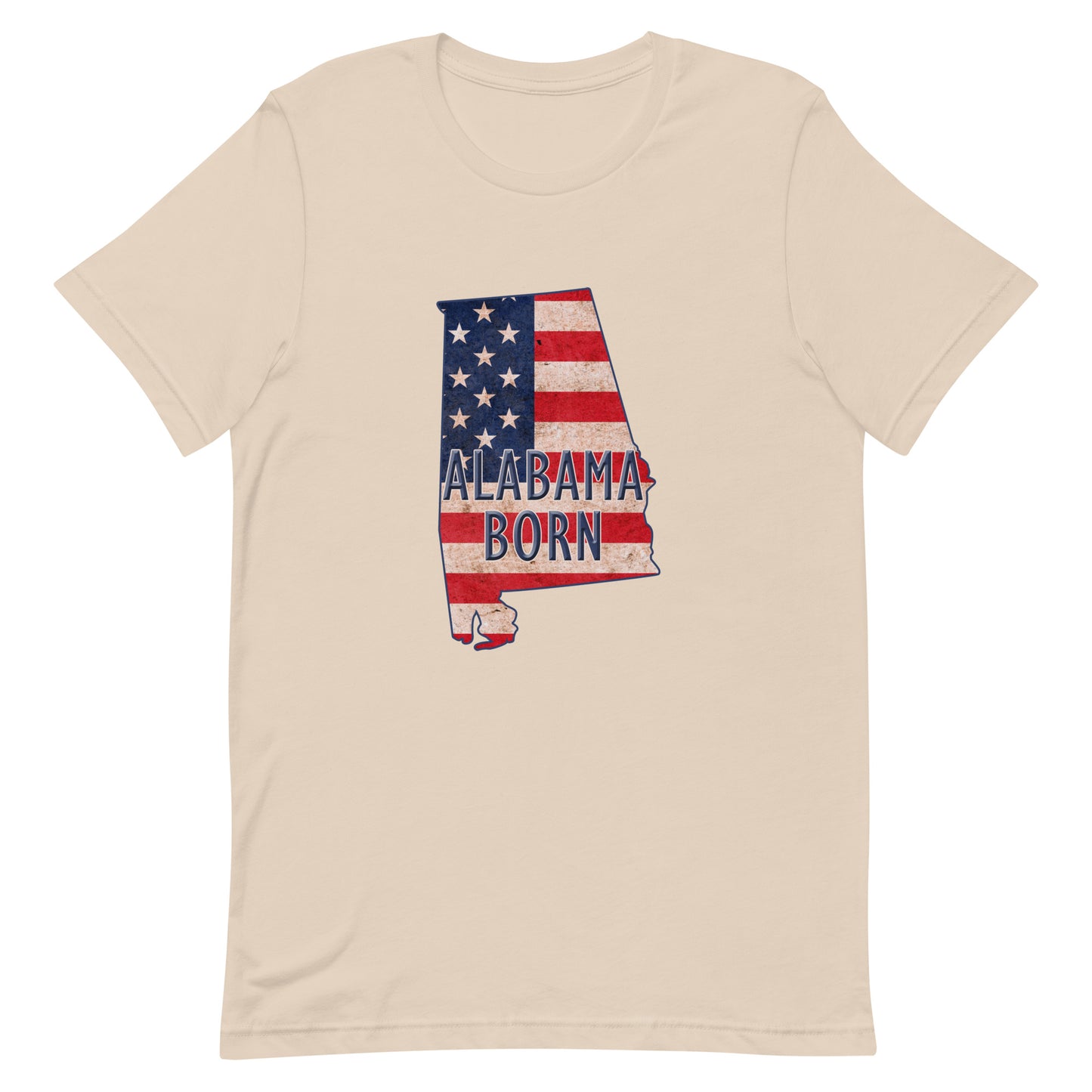 Alabama Born US Flag Unisex T-shirt