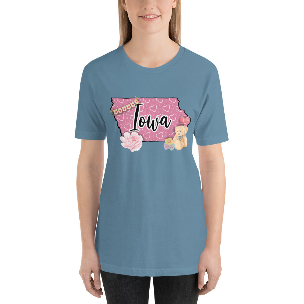 Iowa Valentine Unisex t-shirt