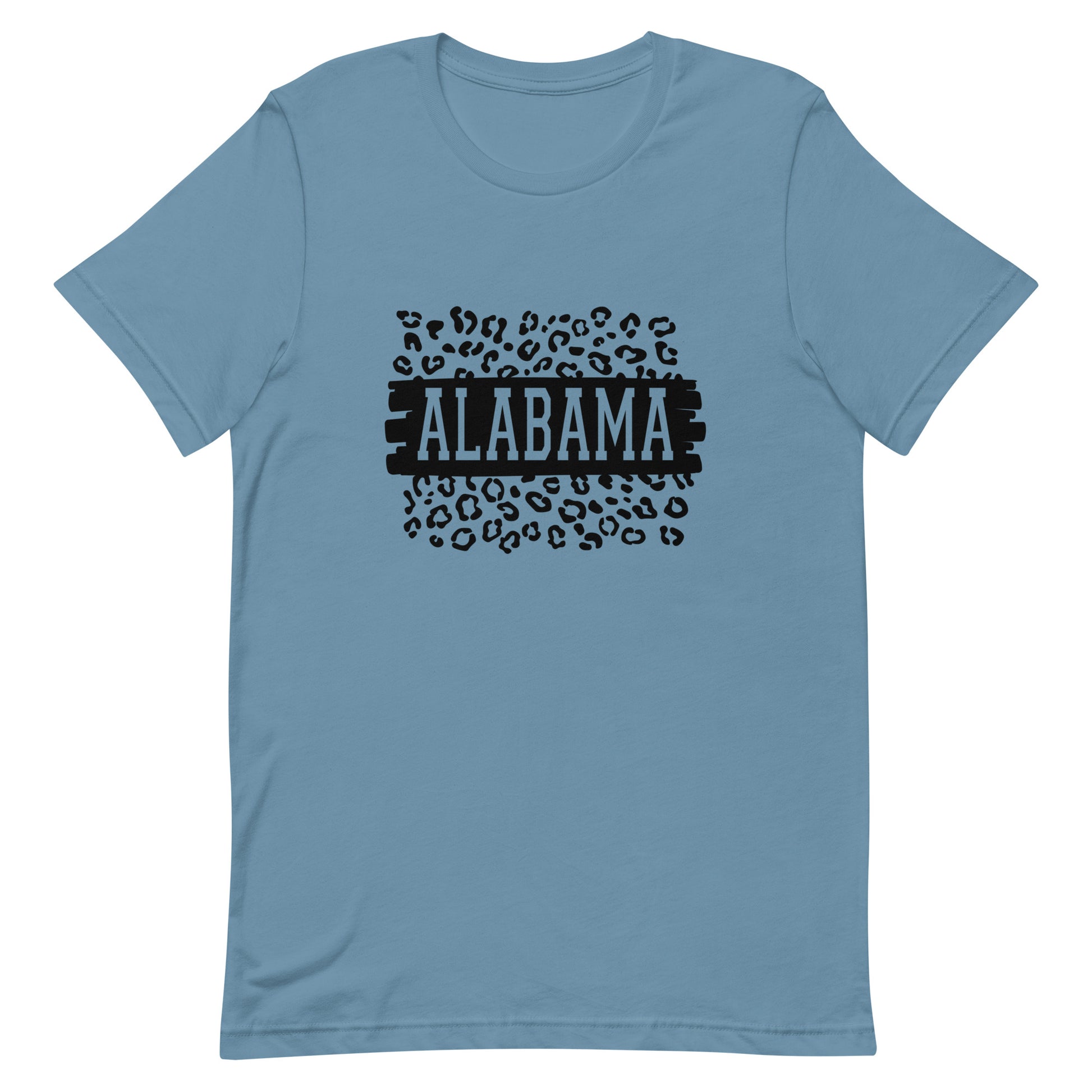 Alabama Black on Leopard Unisex T-shirt