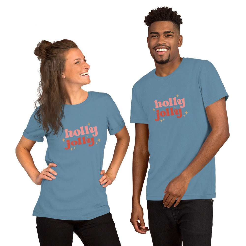 Holly Jolly Unisex T-shirt - Christmas Holiday