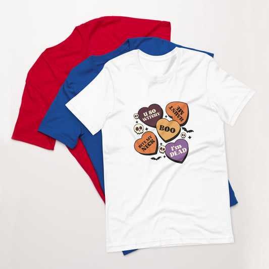 Halloween Hearts Unisex T-shirt