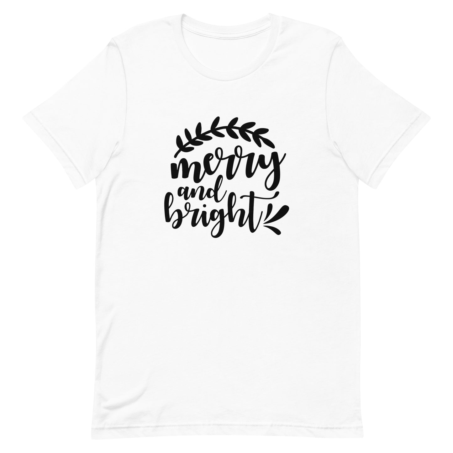 Merry and Bright Unisex t-shirt