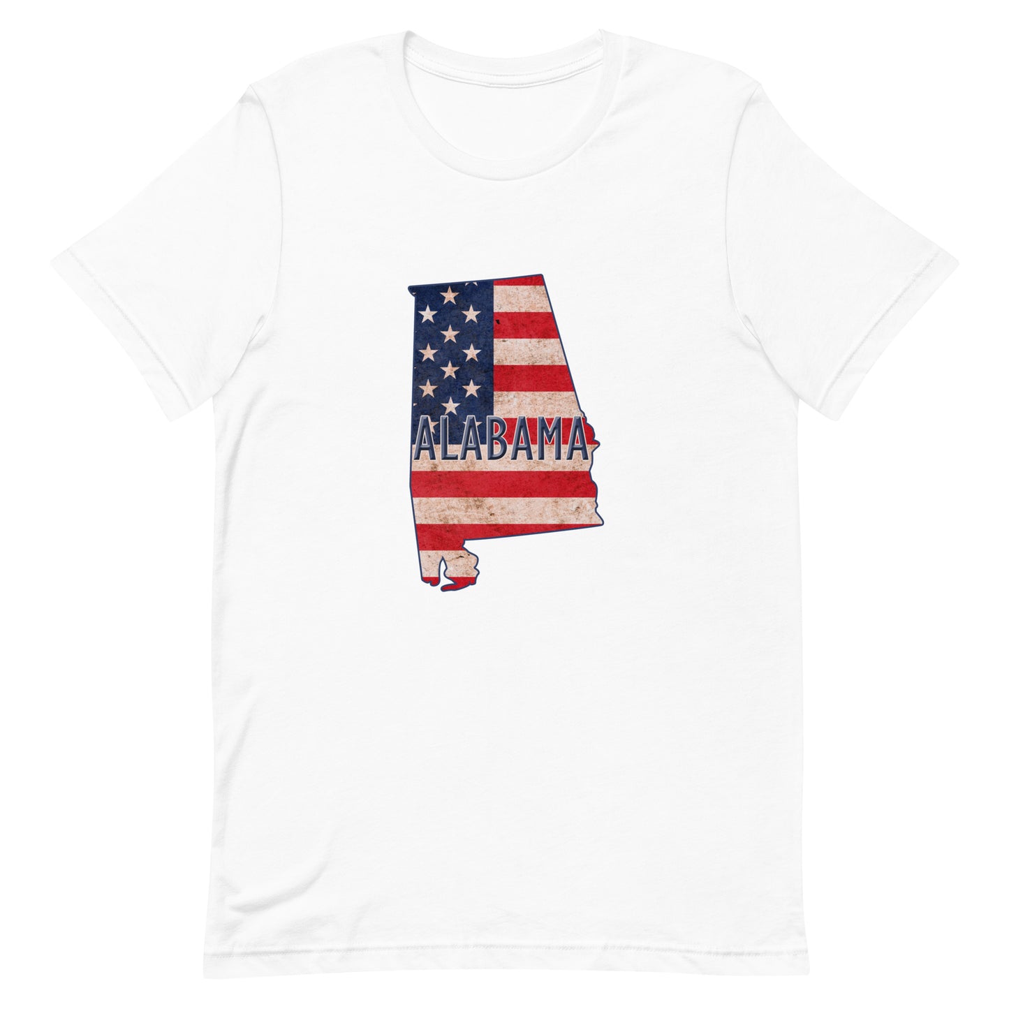 Alabama US Flag Unisex T-shirt