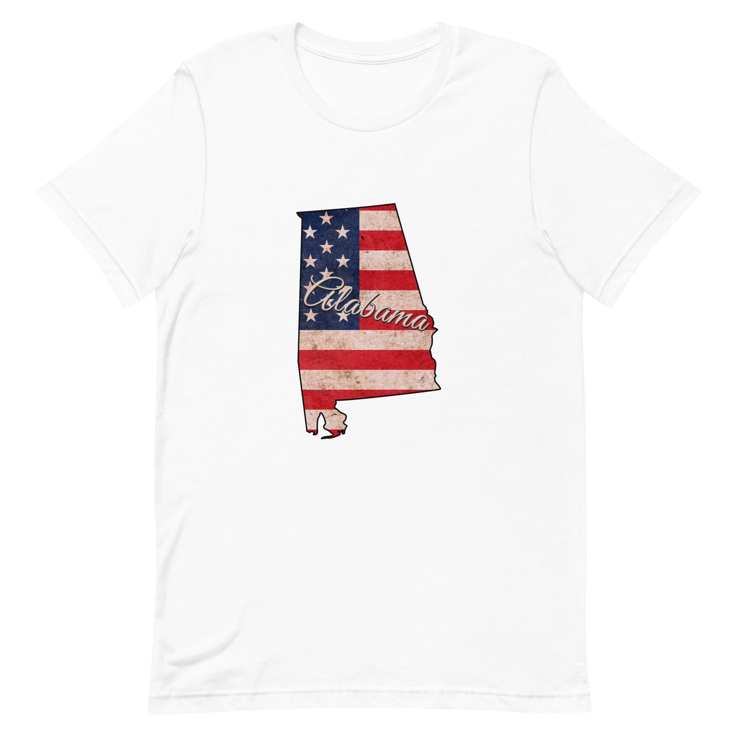 Alabama US Flag Unisex T-shirt