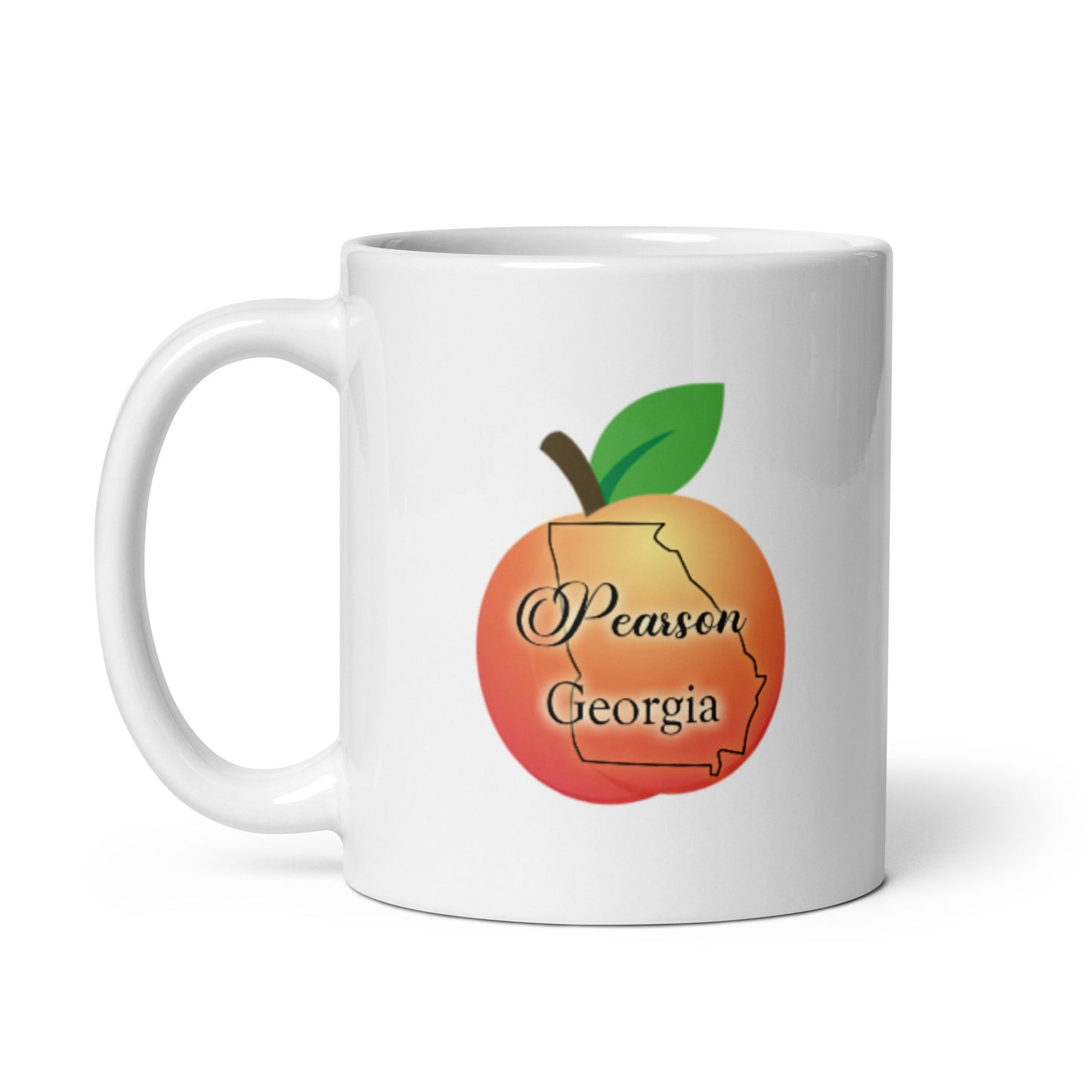 Pearson Georgia White glossy mug