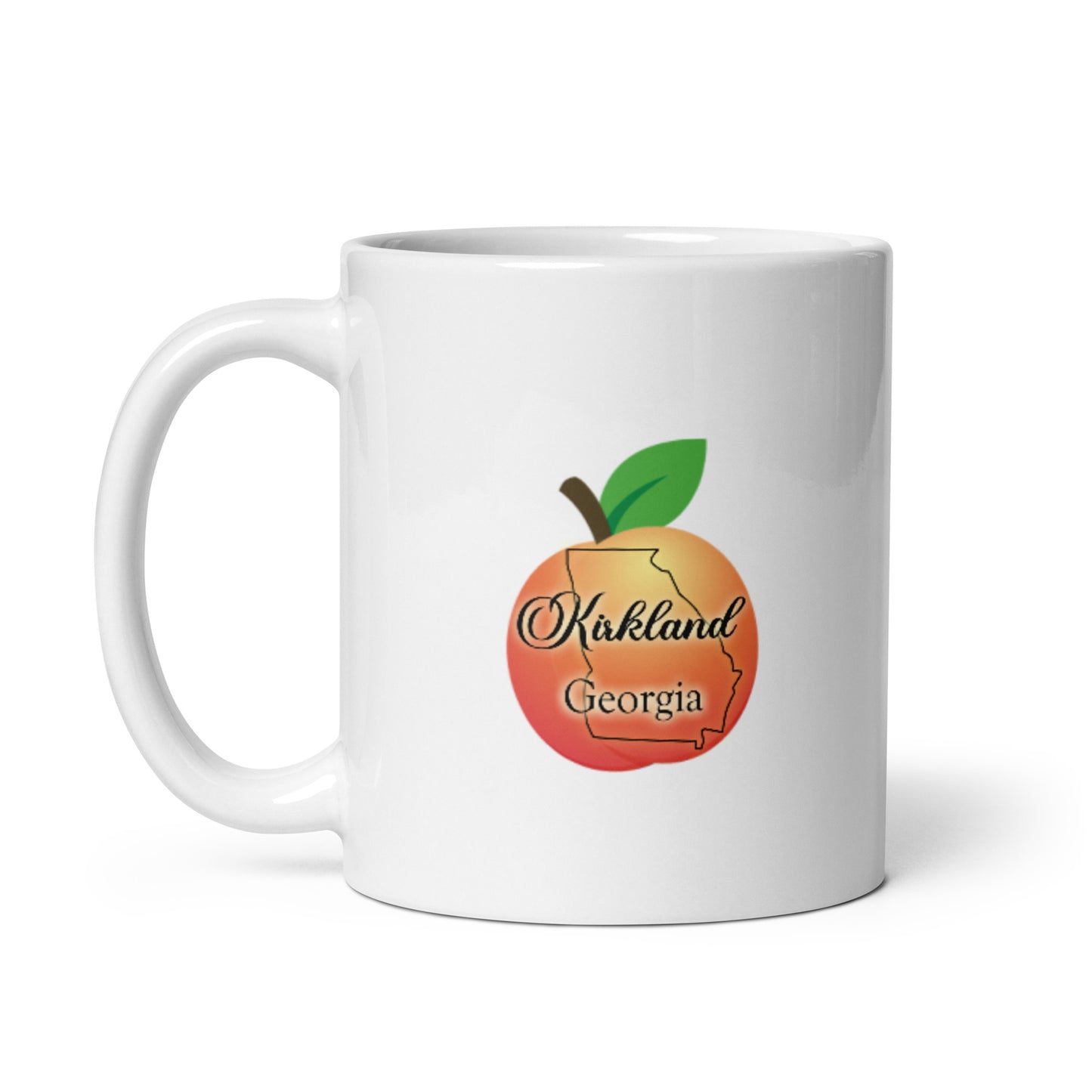 Kirkland Georgia White glossy mug