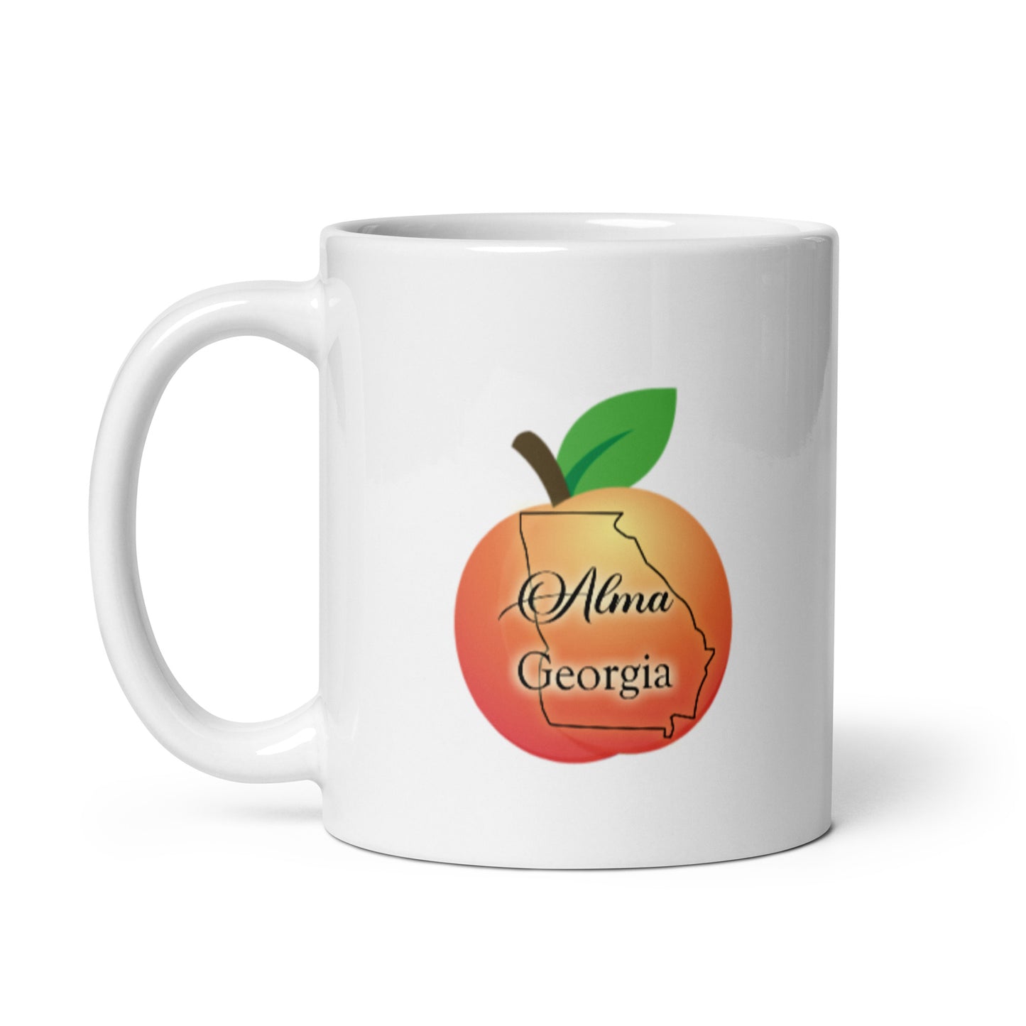 Alma Georgia White glossy mug