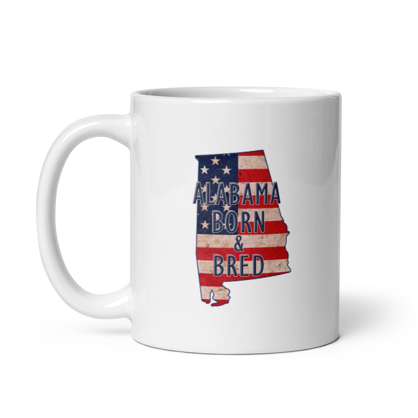 Alabama White glossy mug