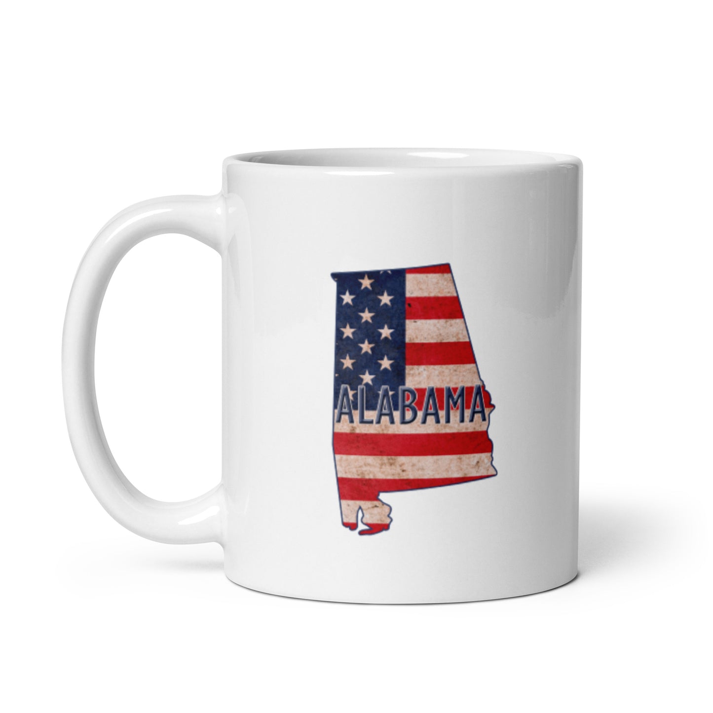 Alabama White glossy mug