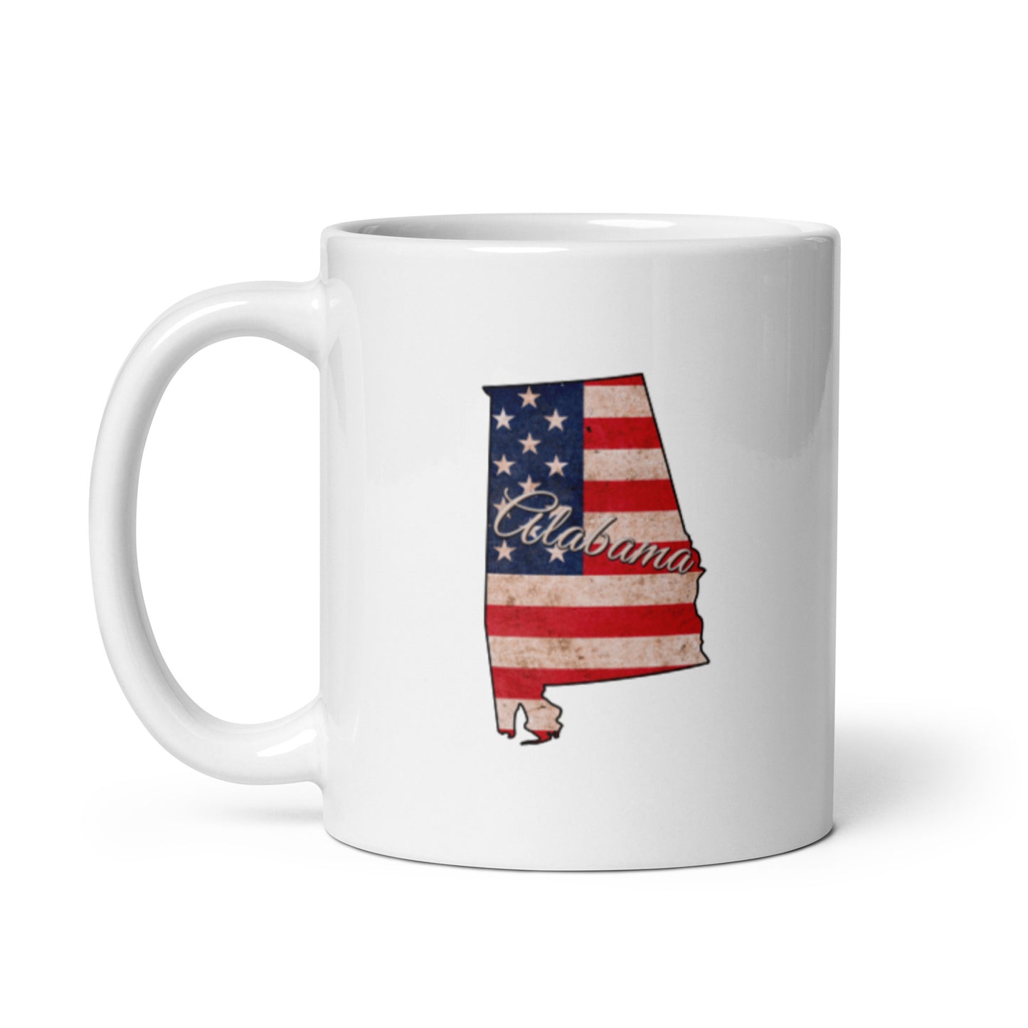 Alabama White glossy mug