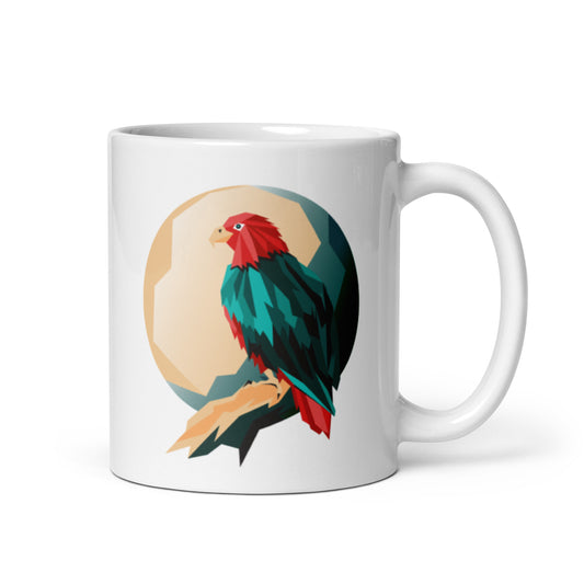 Eagle White glossy mug