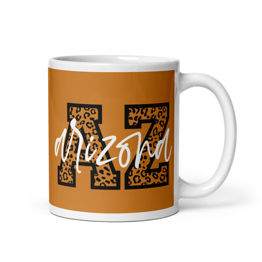 Arizona White glossy mug