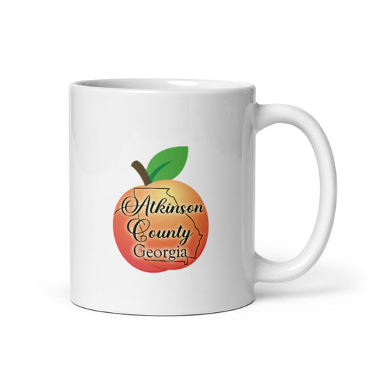 Atkinson County Georgia White glossy mug