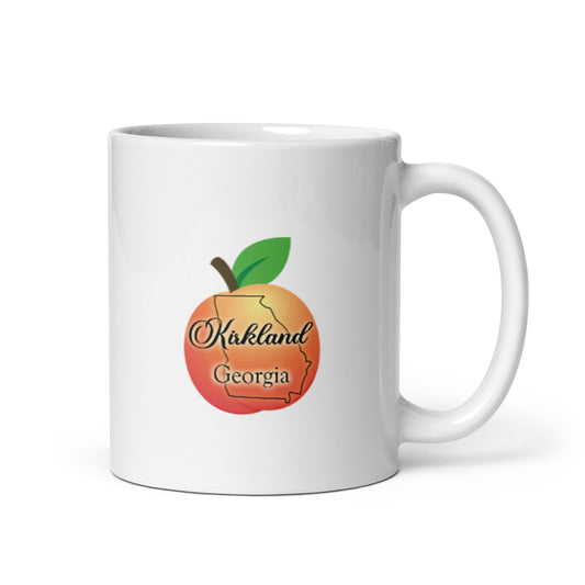 Kirkland Georgia White glossy mug