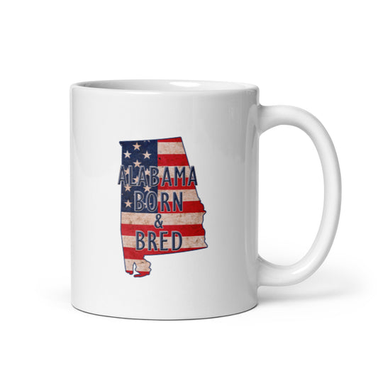 Alabama White glossy mug