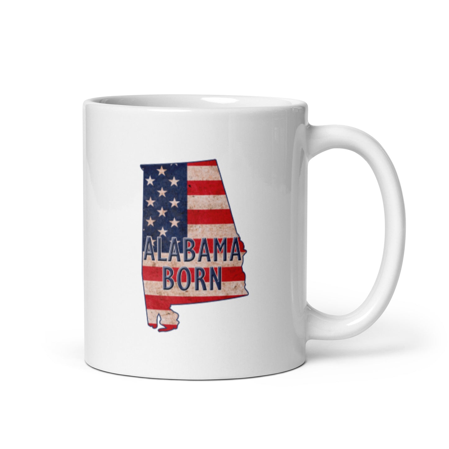 Alabama White glossy mug