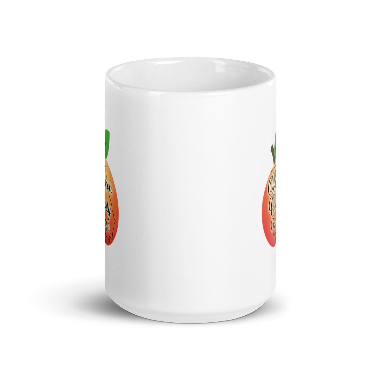 Bacon County Georgia White glossy mug