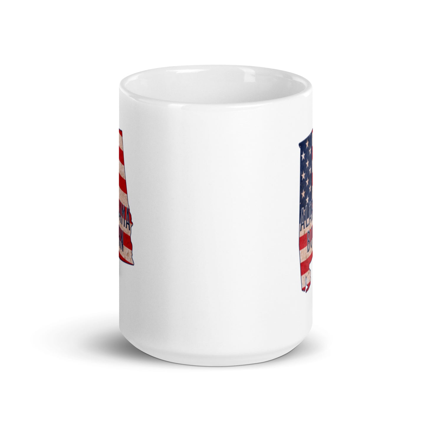 Alabama White glossy mug